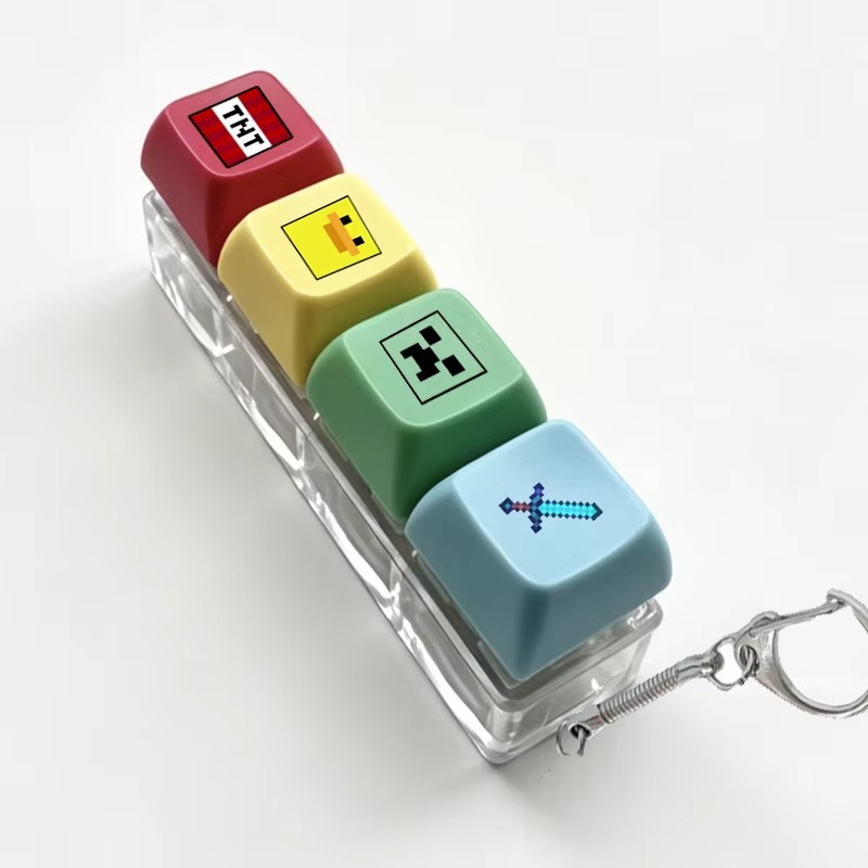 Gaming Keyboard Test - Populaire cartoon mechanische toetsenbord toetsdoppen as