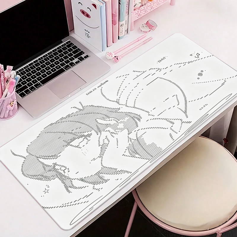 Gaming Keyboard High Ground - 1 Stuks Lederen Muismat Anime Angel