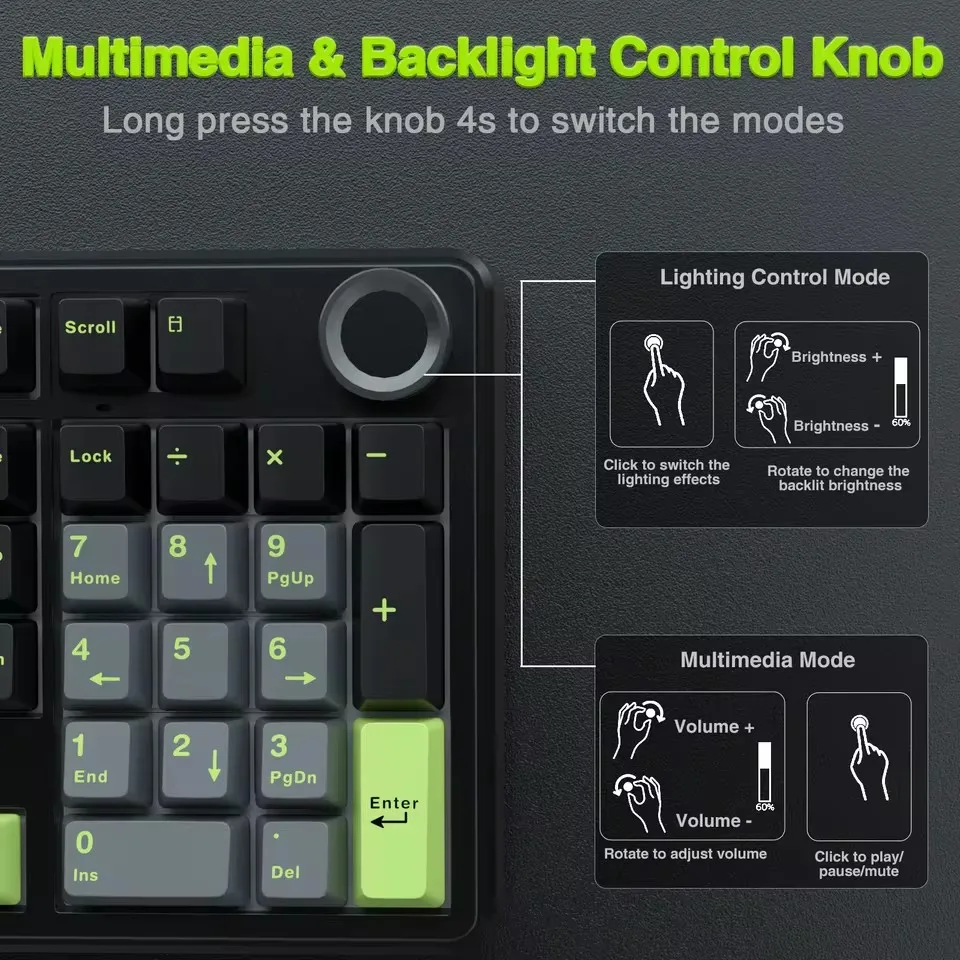 AULA F99PRO Gaming mechanisch  - Gaming Keyboard Hot Swappable recensie en prijs