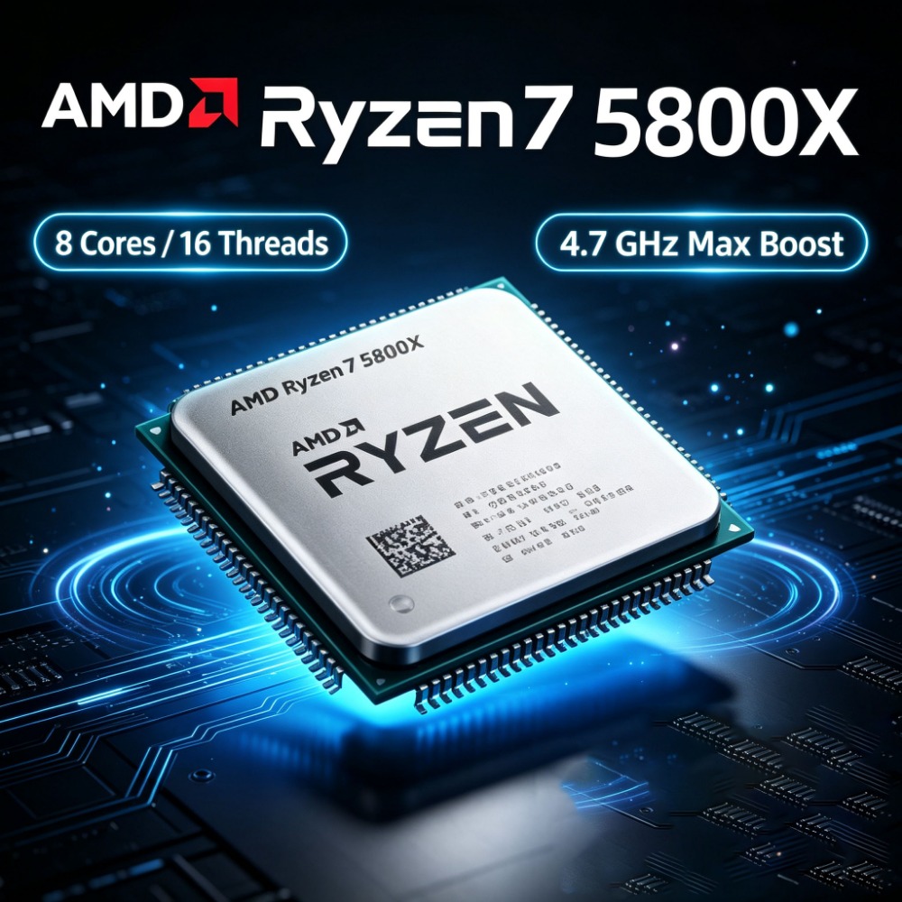 AMD Ryzen 7 5800X 8-core 16-th - Amd Cpu Ryzen 7 recensie en prijs