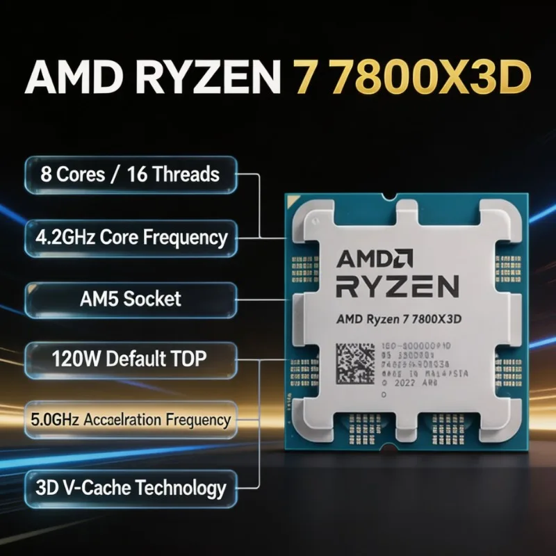 AMD Ryzen 7 7800X3D, 8-core pr - Amd Cpu Ryzen 7 recensie en prijs