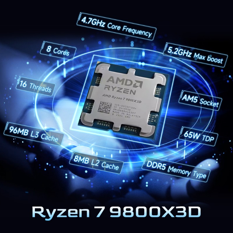 AMD Ryzen 7 9800X3D Content Cr - Amd Cpu Ryzen 7 recensie en prijs