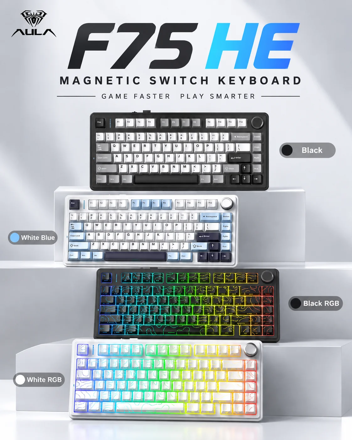 AULA F75 HE Magnetisch toetsen - Gaming Keyboard Nearby recensie en prijs